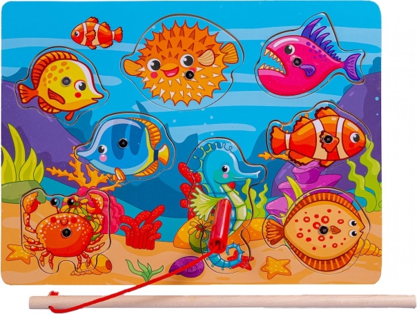 Canne magnétique pour une “pêche” facile