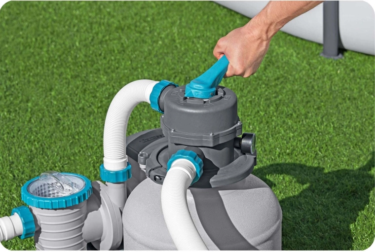 6-wegkraan voor eenvoudig schakelen tussen functies