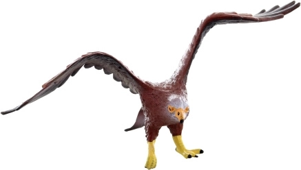 Plastic eagle figurine 13 cm
