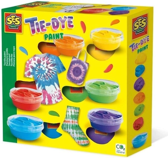 SES Tie-Dye Fabric Paint Set – 6 Colors