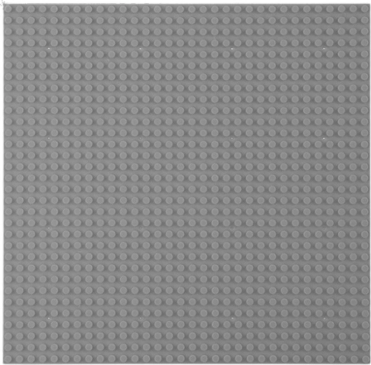 Bauplatte für Baukästen grau 40x40 cm