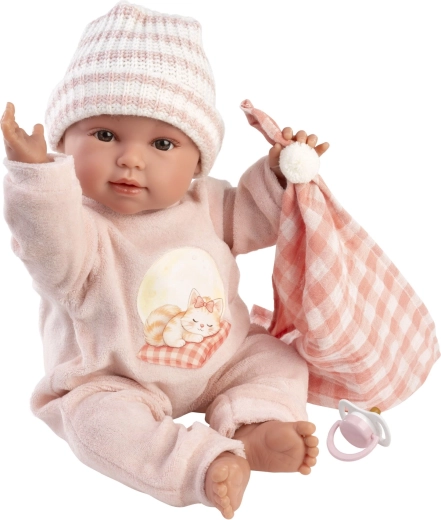 Llorens New Born realistic newborn baby doll with sounds 38 cm