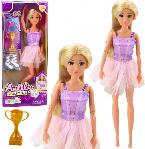 Anlily Doll Ballerina in Dress with Accessories