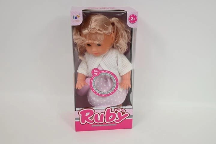 Poupée interactive Ruby 30 cm avec biberon