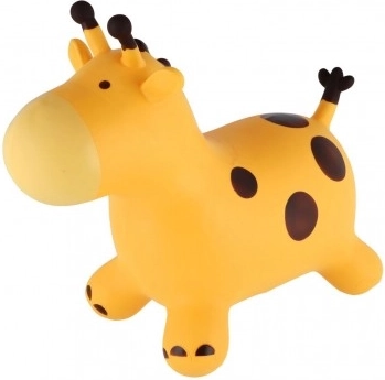 Opblaasbaar springdier giraffe voor kinderen, 55 × 40 cm