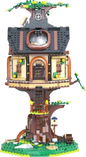 Magical two-story library