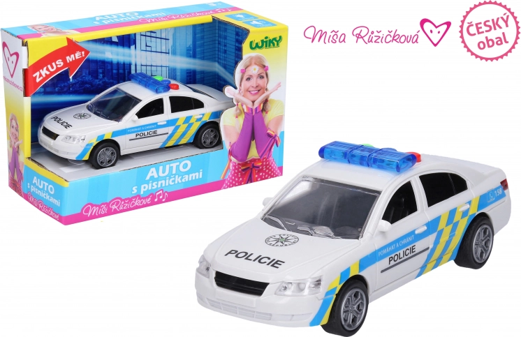 Politiewagen met effecten 15,5 cm - Míša Růžičková