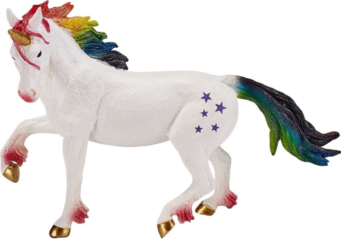 Licorne à crinière arc-en-ciel