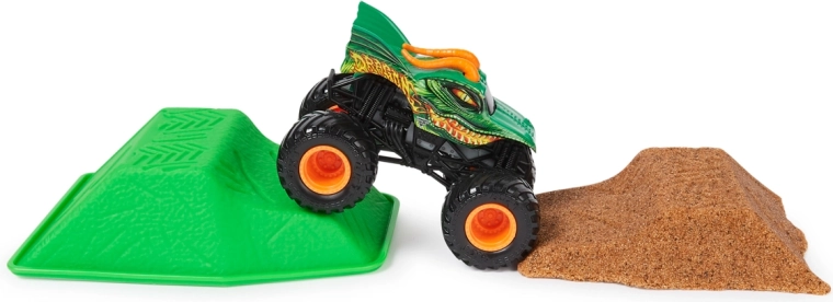 Camion monstre DRAGON 1:64 en métal avec pneus BKT