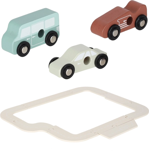 Rijke set voertuigen en accessoires