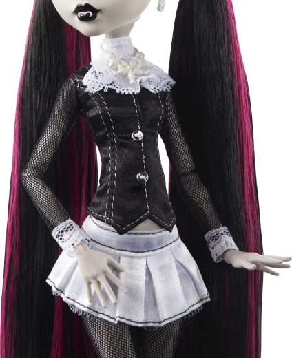 Detailed gothic-style outfit