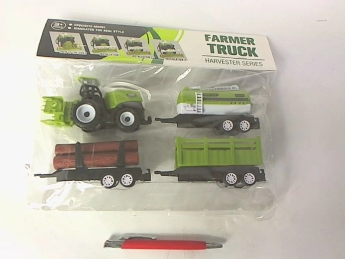 Combine Harvester – set with 3 trailers for children