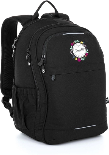 Topgal RONY schwarzer Schulrucksack für Schüler