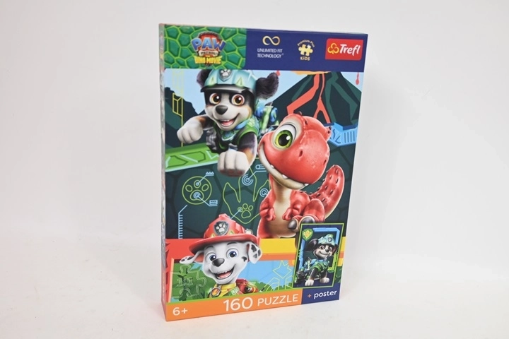 Trefl Premium Plus Kids puzzel Dino-avontuur (Paw Patrol) 160 stukjes