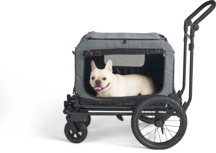 Sturdy aluminum frame for a safe space for your dog