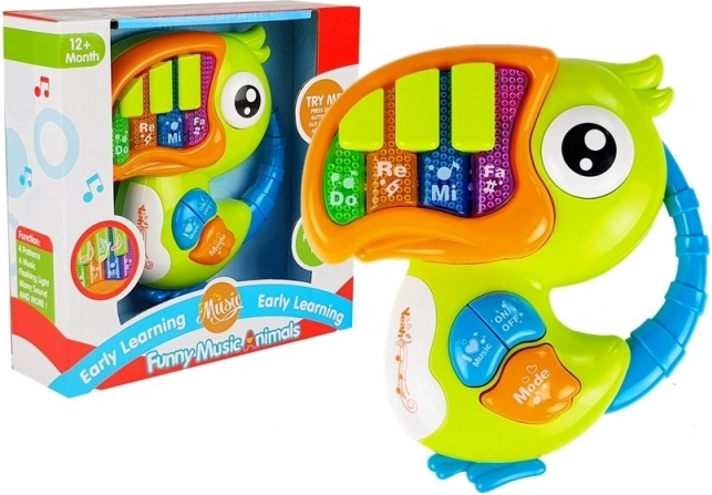 Kinderpiano Papegaai groen