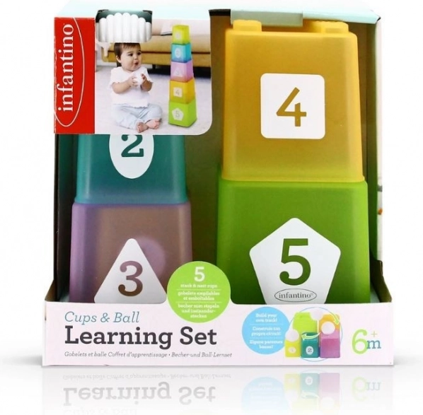 Infantino stapelbekers met balletje