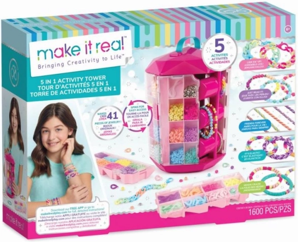 Grand kit de fabrication de bracelets 5 en 1