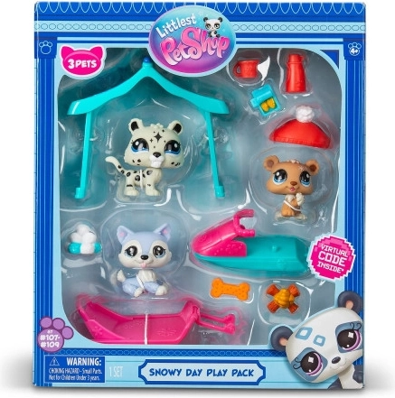 Set de jeu Littlest Pet Shop Journée neige