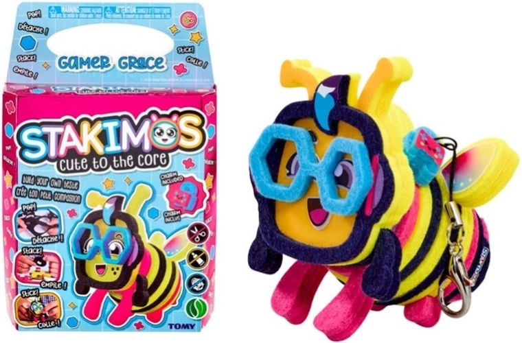 Tomy Stakimos Buzzing Billy – creative kit for making a keychain charm