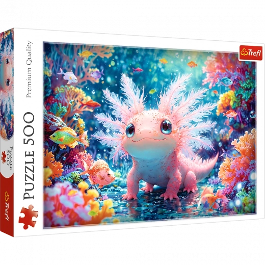 Puzzel 500 stukjes – axolotl Trefl