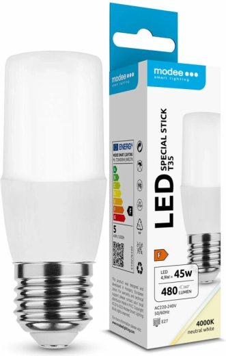 LED Bulb Modee Lighting Special Stick T35 4.9 W E27, neutral white, 480 lm
