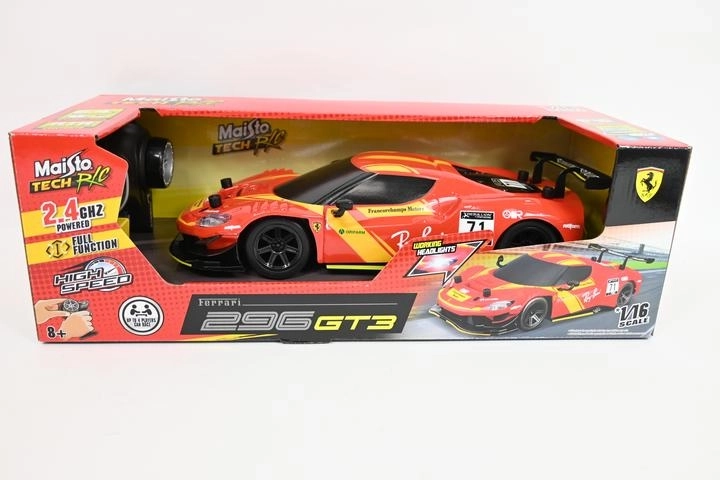 Maisto RC Ferrari 296 GT3 télécommandée 1:16