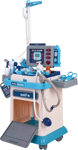 Verrijdbare kar met opbergruimte