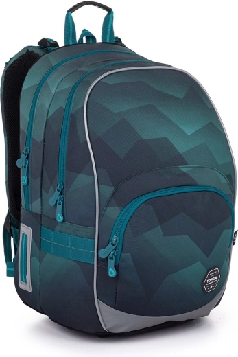 Grün-blauer Schulrucksack Topgal Kimi