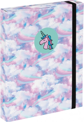 BAAGL Chemises pour cahiers scolaires A5 licorne et ciel