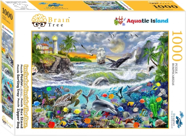 Puzzel Eiland Baai van Brain Tree 1000 stukjes