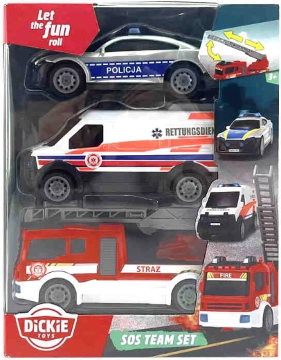 Véhicules de secours SOS lot de 3