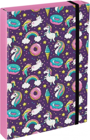 Chemises pour cahiers scolaires A4 Jumbo avec motif Licorne BAAGL