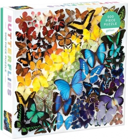 Puzzel Regenboogvlinders 500 stukjes GALISON