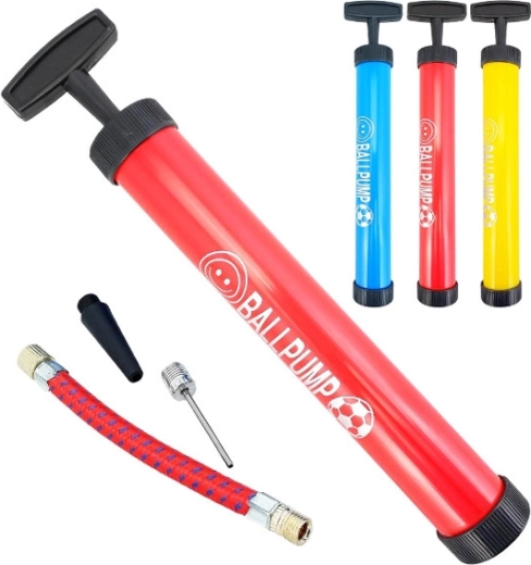 Pompe manuelle pour ballons avec tuyau