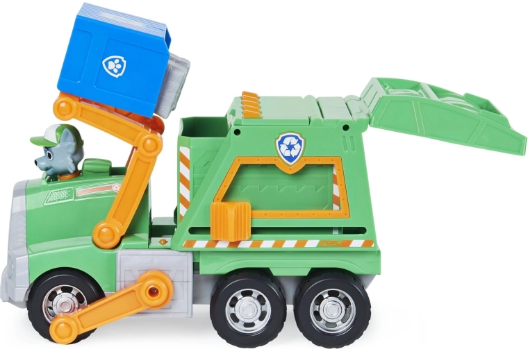 Functional lifting arm with bin