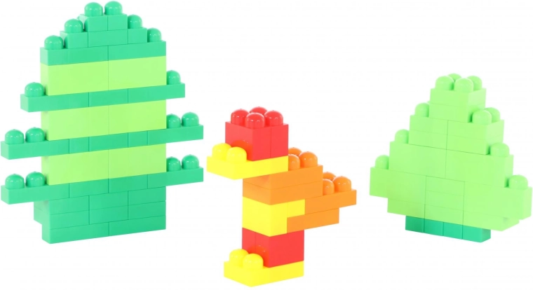 Creatief bouwen met bomen en dieren