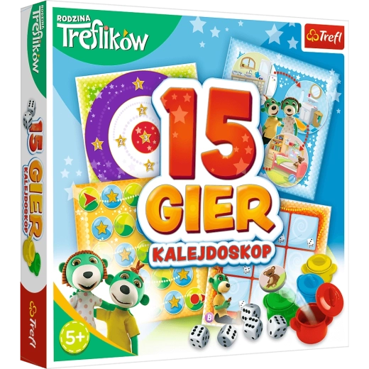 Kaleidoscoop 15 spellen TREFLIKI – familiespel