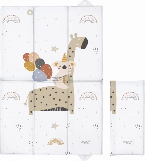 Ceba Baby reismatje voor verschonen giraffe 40 × 60 cm