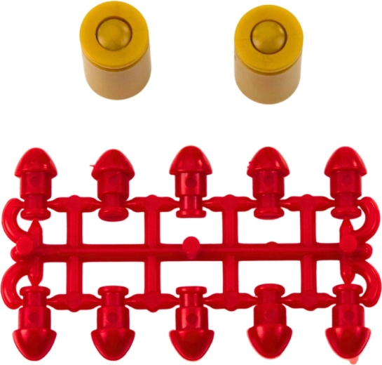 Soft plastic rounds for safer play