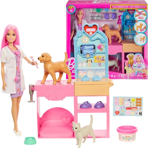 Barbie Veterinarian – Pet Clinic with Cast Molds