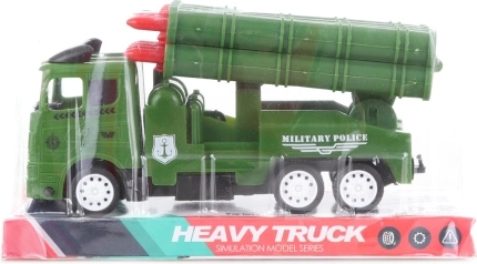 Militair voertuig met raketten – plastic model voor kinderen