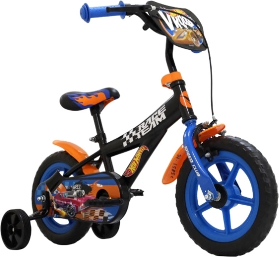Vélo enfant Hot Wheels 12" avec roulettes stabilisatrices