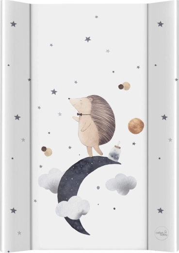 Ceba Baby changing mat for cot with rigid board 50 × 70 cm Ultra Light Hedgehog the Dreamer