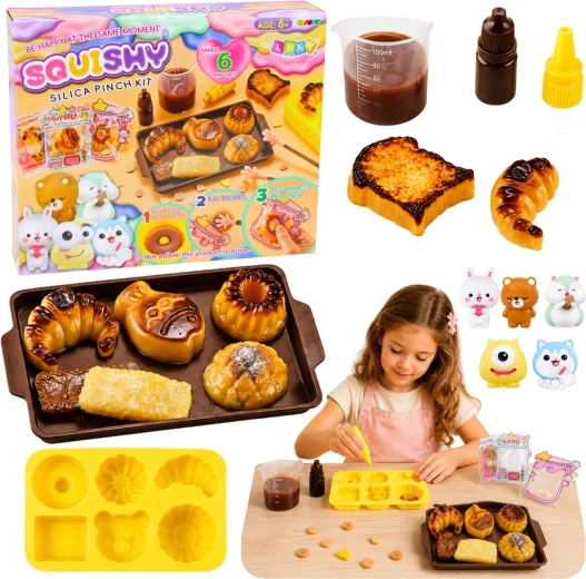 Creative DIY Kit for Making Sweet Pastry Squishies