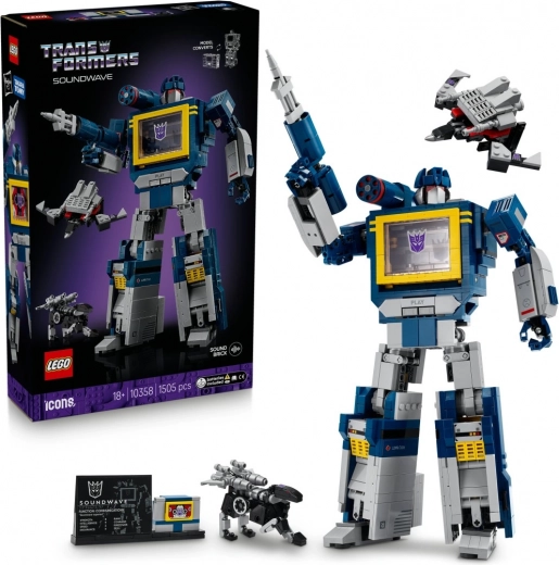 Lego Icons Transformers: Soundwave bouwset voor volwassenen