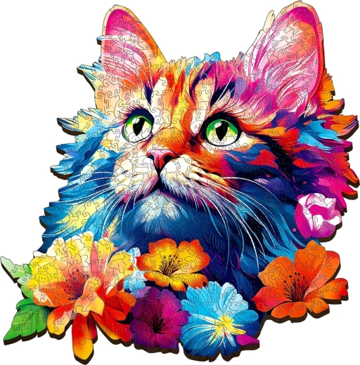 Holzpuzzle Katze 200 Teile