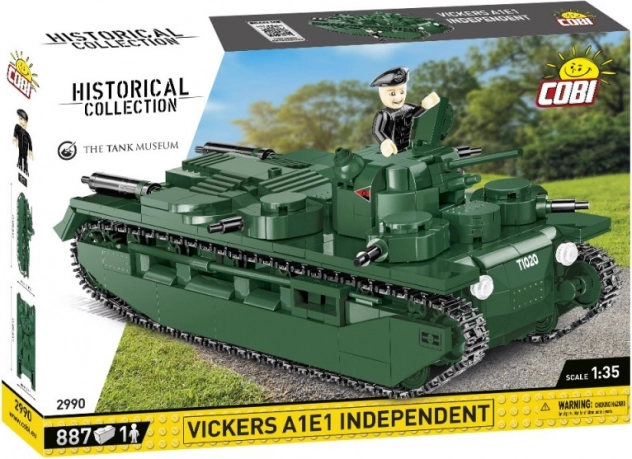 Kit de construction du char Vickers A1E1 Independent