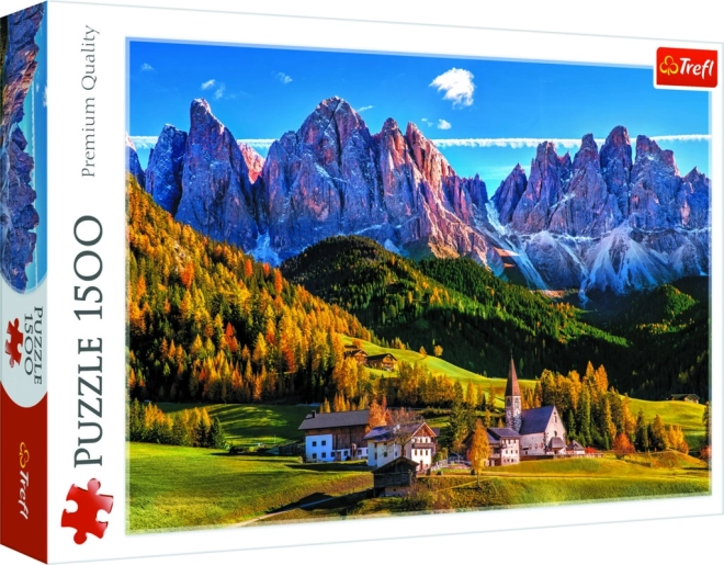 Puzzle Val di Funes, Dolomites – 1500 pieces Trefl