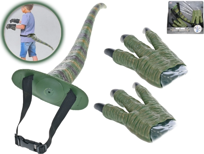 Dinosaur Tail and Claws for Kids 45 cm